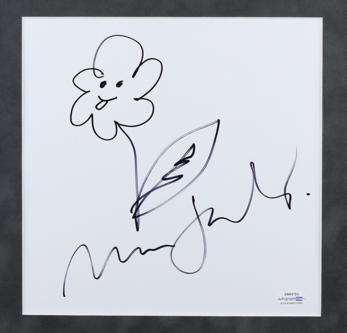 Marc Jacobs AUTOGRAPH Signed Original Art Sketch Framed 16x20