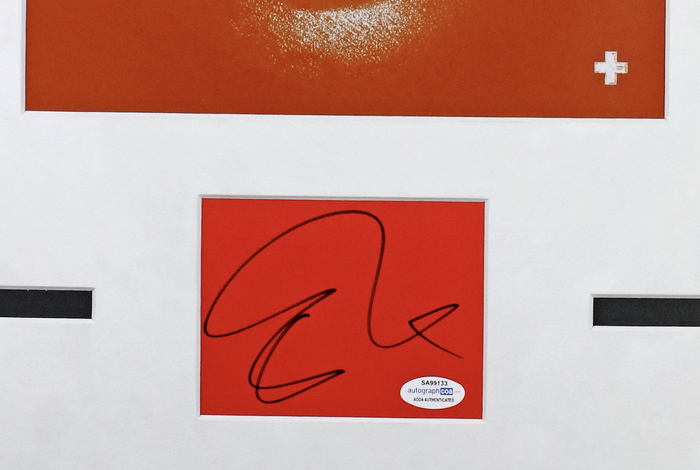 Item # 147960 - Ed Sheeran "Plus" + AUTOGRAPH Signed Custom Framed 16x20 Photo Display