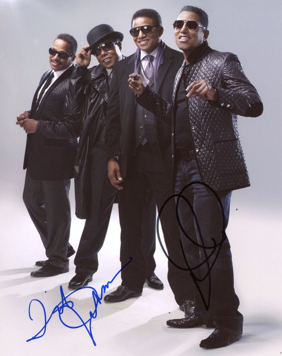 Item # 76608 - Jermaine & Tito Jackson "The Jackson 5" AUTOGRAPHS Signed 8x10 Photo