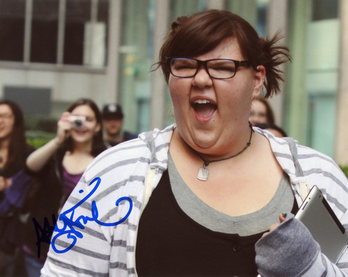 Item # 75546 - Ashley Fink "Glee" AUTOGRAPH Signed 8x10 Photo