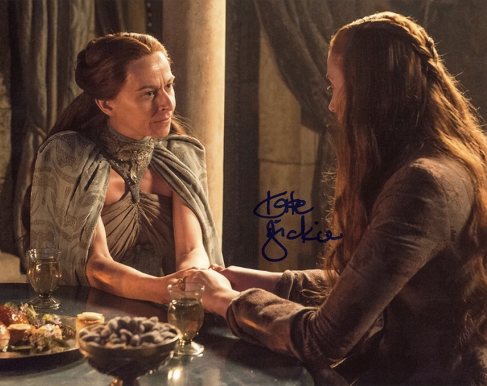 Kate Dickie Game Of Thrones Autograph Signed 8x10 Photo