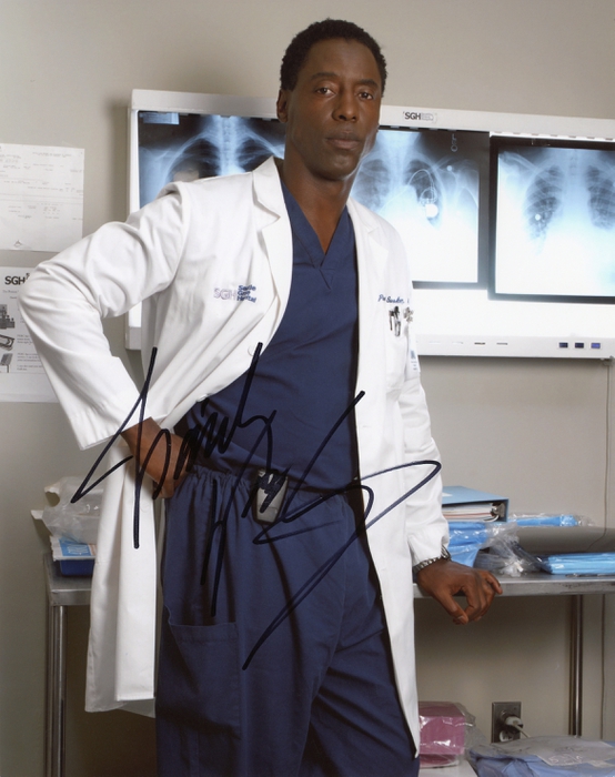 Item # 73810 - Isaiah Washington "Grey's Anatomy" AUTOGRAPH Signed 8x10 Photo C