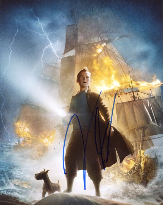 Item # 71086 - Jamie Bell "The Adventures of Tintin" AUTOGRAPH Signed 8x10 Photo B