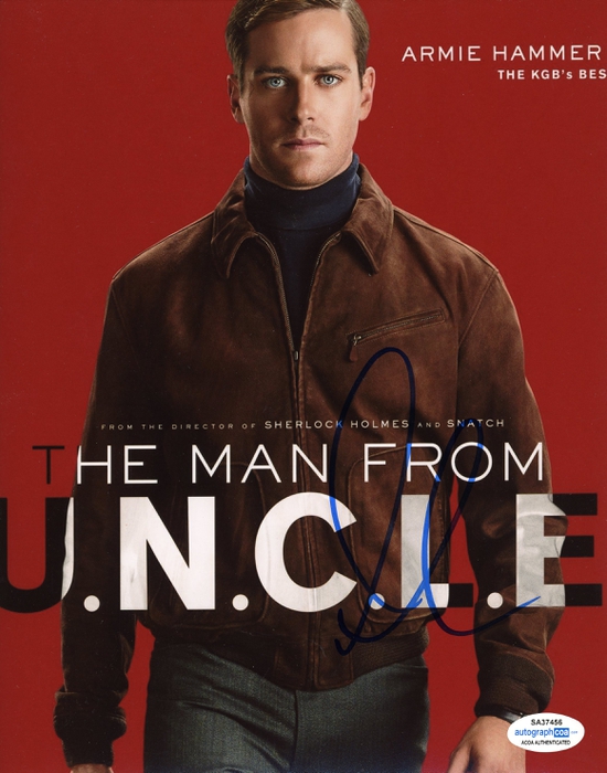 Item # 138242 - Armie Hammer "The Man from U.N.C.L.E." AUTOGRAPH Signed 'Illya' 8x10 Photo