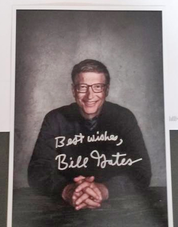 Bill Gates Autograph by Fanmail TTM