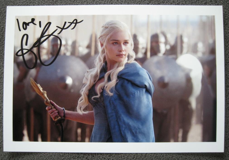 Emilia Clarke TTM Autograph by Fanmail TTM Emilia Clarke Autograph by Fanmail TTM