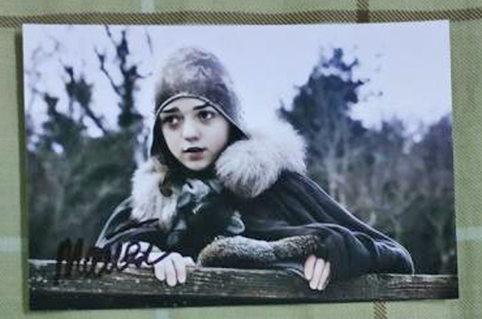 Maisie Williams TTM Autograph by Fanmail TTM Maisie Williams Autograph by Fanmail TTM