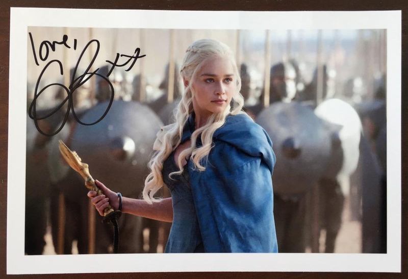 Emilia Clarke TTM Autograph by Fanmail TTM Emilia Clarke Autograph by Fanmail TTM