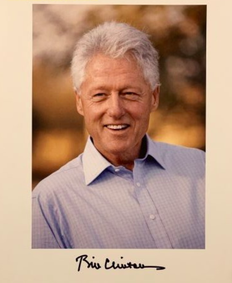 Bill Clinton Autograph by Fanmail TTM