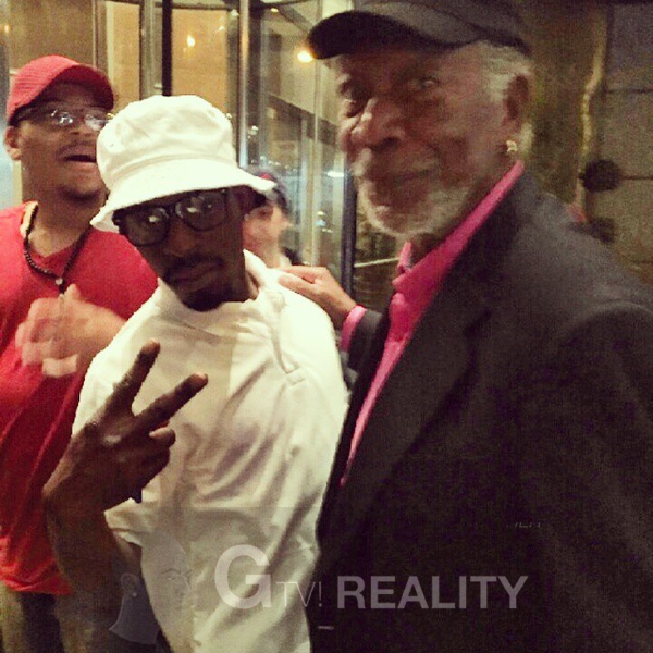 Morgan Freeman Photo with RACC Autograph Collector GTV Reality Morgan Freeman Photo with RACC Autograph Collector GTV Reality