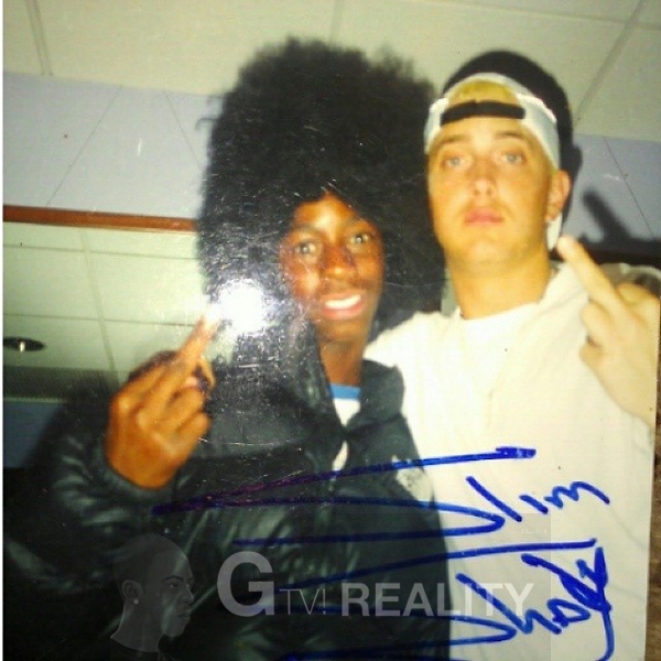 Eminem Photo with RACC Autograph Collector GTV Reality Eminem Photo with RACC Autograph Collector GTV Reality