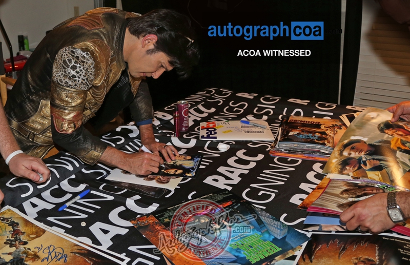 Corey Feldman Proof Signing Photo from RACC Autograph Collector Autograph Pros
