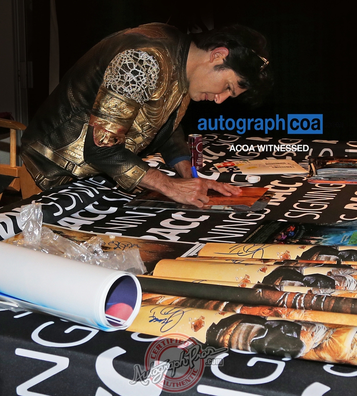 Corey Feldman Proof Signing Photo from RACC Autograph Collector Autograph Pros