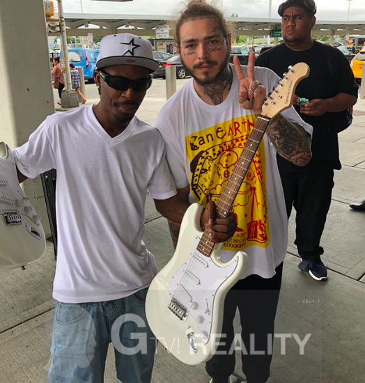 Post Malone Photo with Authentic Autograph Dealer GTV Reality Post Malone Photo with Authentic Autograph Dealer GTV Reality