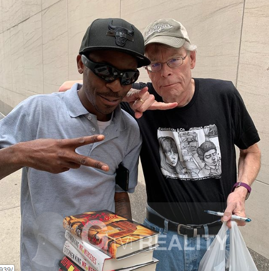 Stephen King Photo with RACC Autograph Collector GTV Reality Stephen King Photo with RACC Autograph Collector GTV Reality