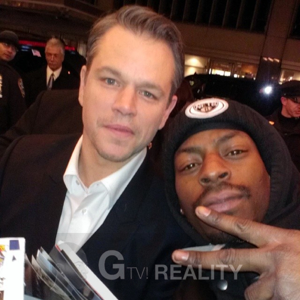 Matt Damon Photo with RACC Autograph Collector GTV Reality