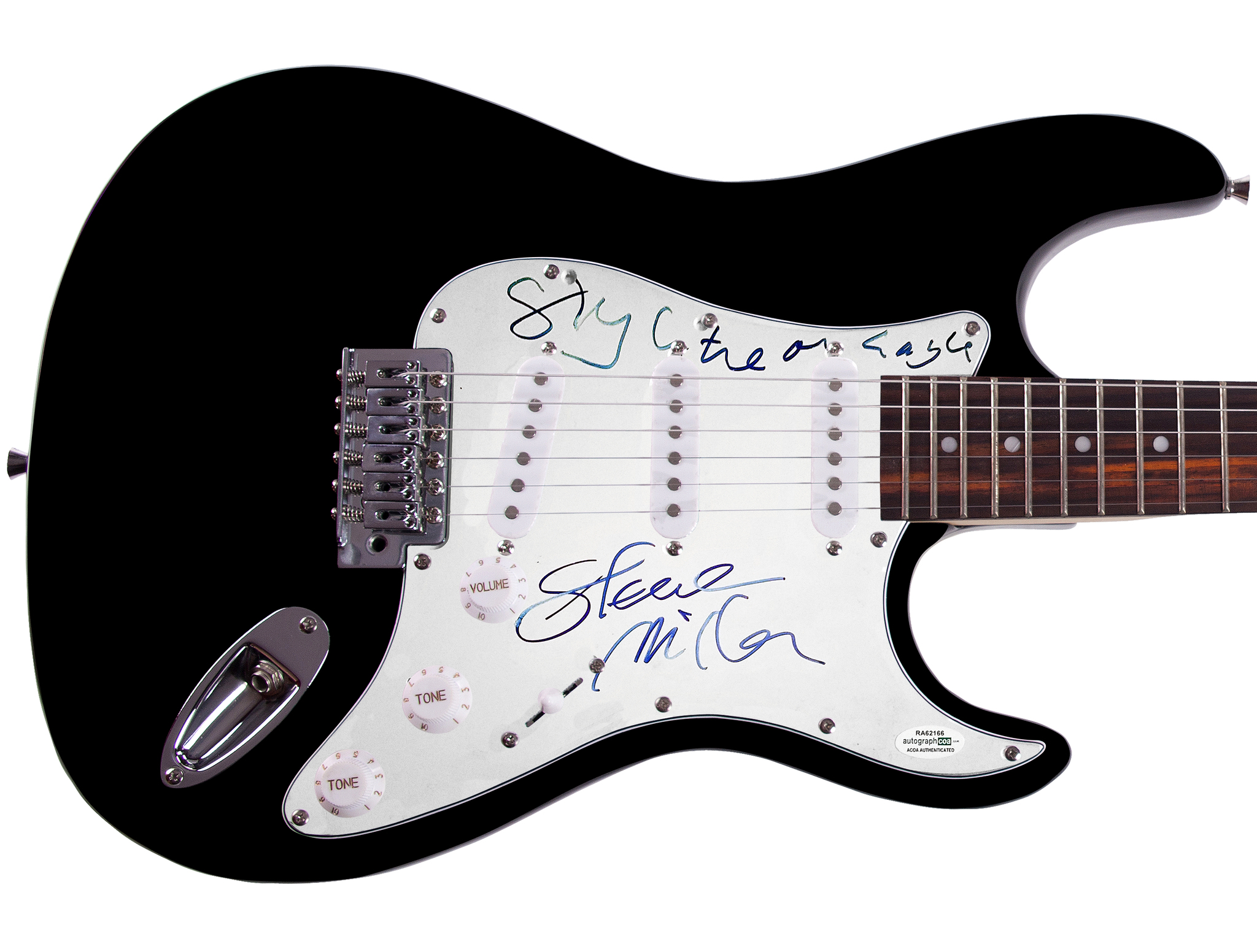 Steve Miller Autographed Signed Guitar with Lyrics ACOA | eBay