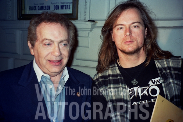 Jackie Mason Photo with RACC Autograph Collector John Brennan Jackie Mason Photo with RACC Autograph Collector John Brennan