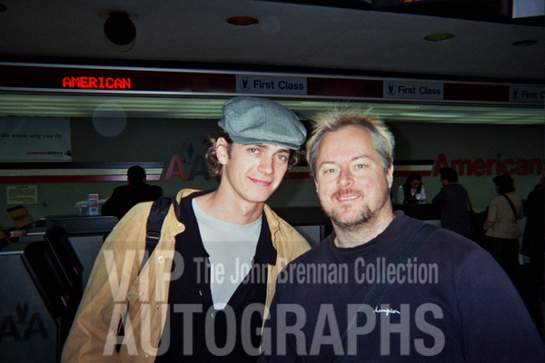 Hayden Christensen Photo with RACC Autograph Collector John Brennan