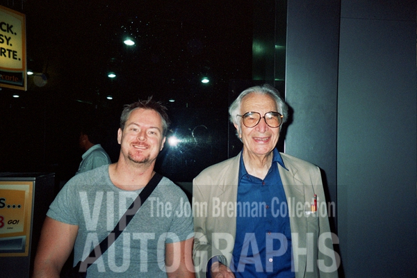Dave Brubeck Photo with RACC Autograph Collector John Brennan