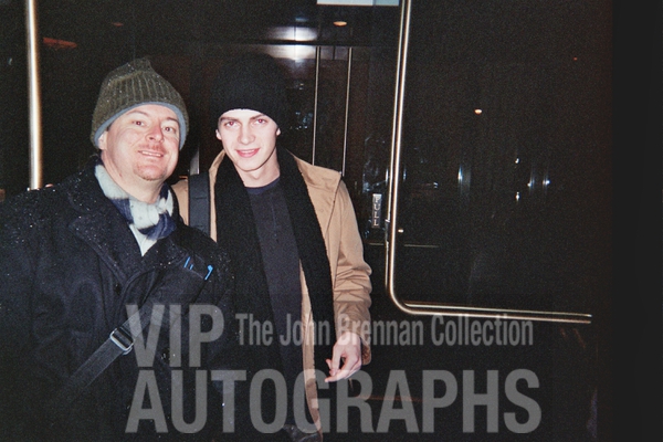 Hayden Christensen Photo with RACC Autograph Collector John Brennan