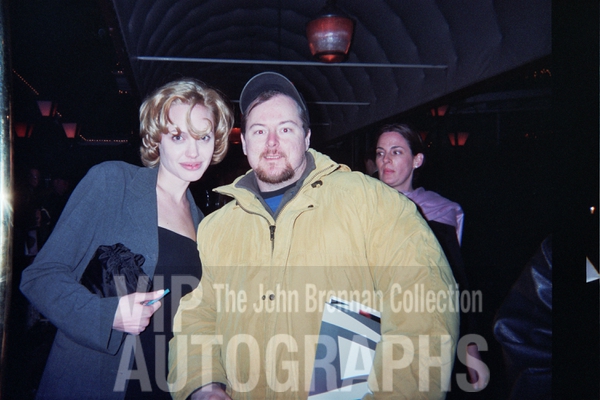 Angelina Jolie Photo with RACC Autograph Collector John Brennan Angelina Jolie Photo with RACC Autograph Collector John Brennan