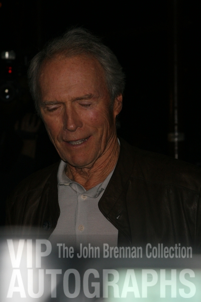Clint Eastwood Proof Signing Photo from RACC Autograph Collector John Brennan