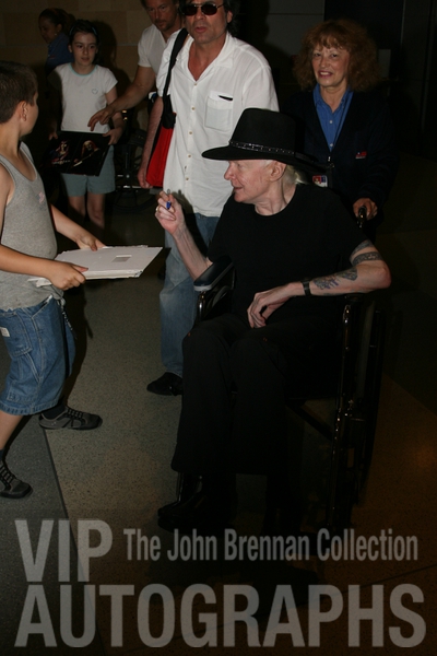 Johnny Winter Proof Signing Photo from RACC Autograph Collector John Brennan Johnny Winter Proof Signing Photo from RACC Autograph Collector John Brennan