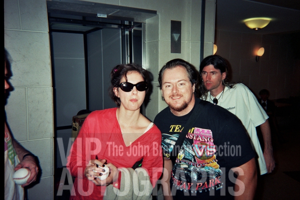 Ashley Judd Photo with RACC Autograph Collector John Brennan